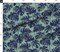 Blue Palm Tropical Foliage Rainforest Summer Ink Green Houseplant Custom Printed Fabric by Spoonflower Various Fabrics by the Yard or Fat Quarter